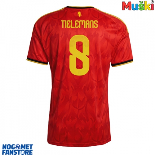 Belgija Youri Tielemans #8 Domaci Dres SP 2026 Kratak Rukav